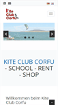 Mobile Screenshot of kite-club-corfu.com