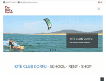 Tablet Screenshot of kite-club-corfu.com